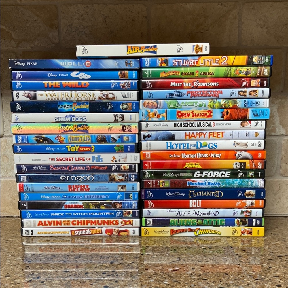 Disney and Family Movie DVD Collection (37) DVDS